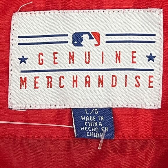 🔥⚾️ VIntage ST. LOUIS CARDINALS MLB  Lightweight 1/4 Zip Windbreaker Jacket -EU - Picture 11 of 13